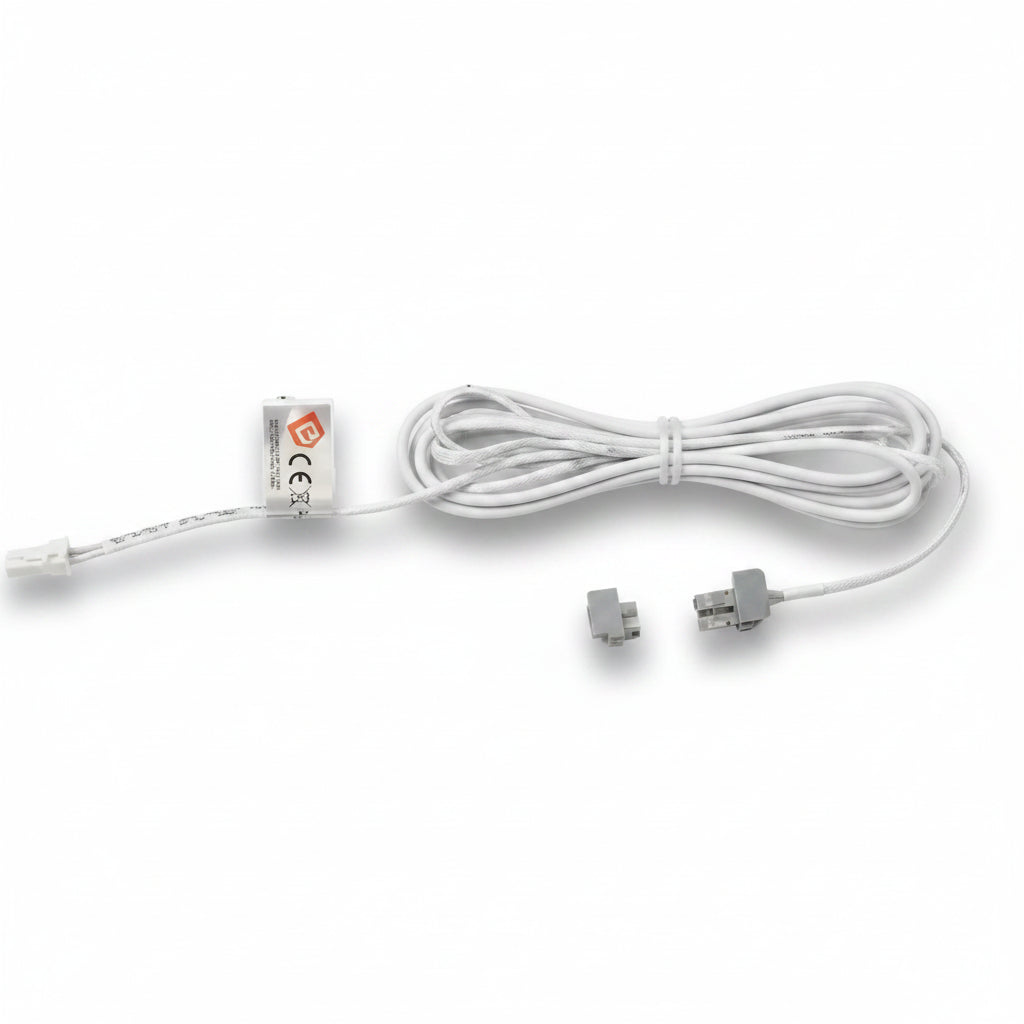 End Cap & Wire Kit for LED Light Strip | Solder-Free Power Connector