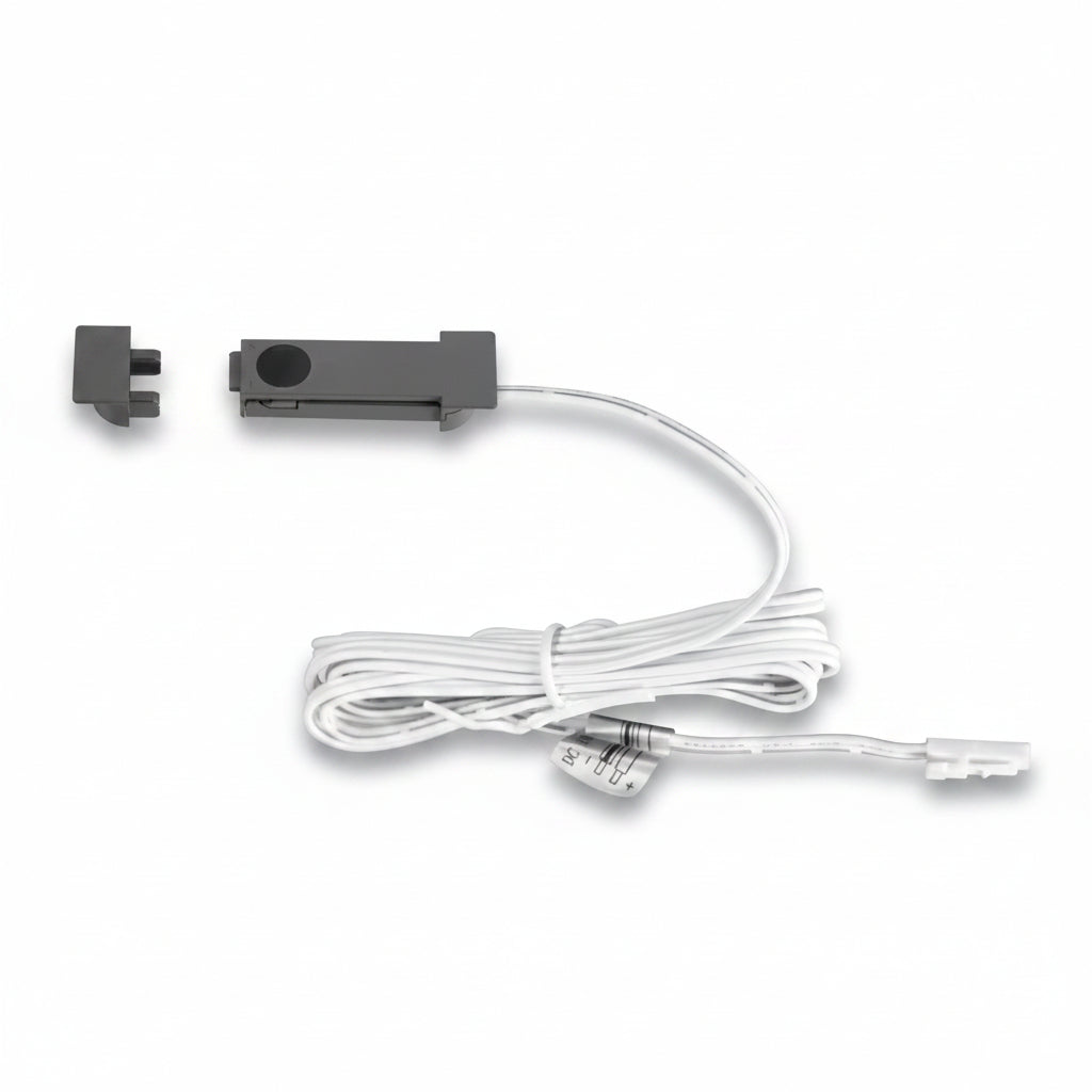 End Cap & Wire Kit with Hand Wave Sensor | Recessed LED Light Strip | Solder-Free