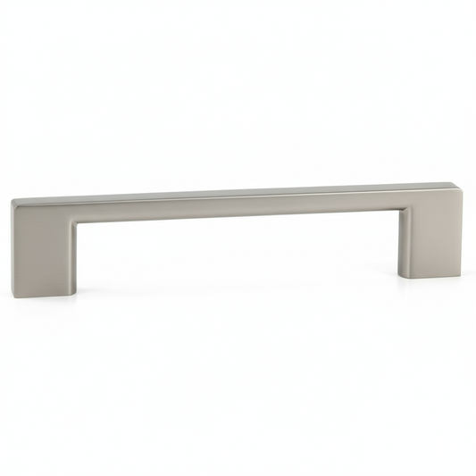 Silverline A2037 | Centers 5-1/16 in. Solid Thin Square Bar Pulls in Satin Nickel