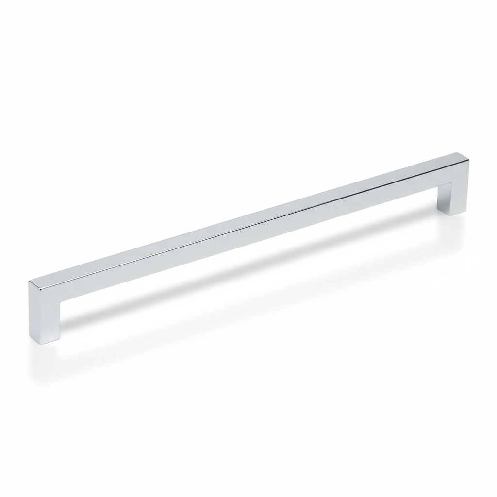 Silverline A2060 | 3/8 in. x 3/8 in. Solid Contemporary Modern Square Bar Pulls | Various Sizes & Finishes