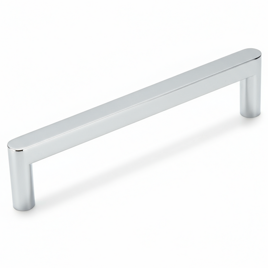 Silverline A2064 | Contemporary Bar Pulls with Round Post | Various Sizes and Finishes