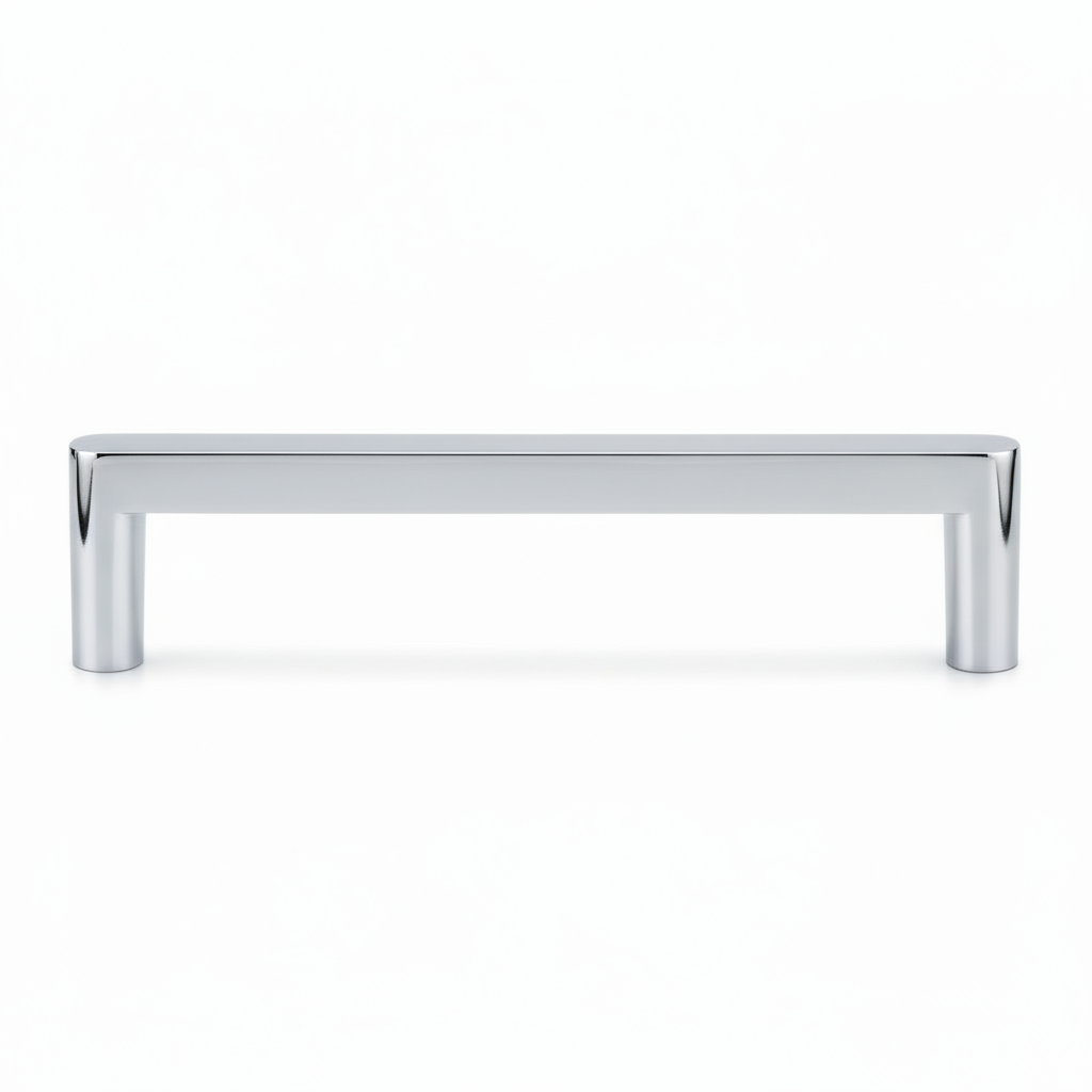 Silverline A2064 | Contemporary Bar Pulls with Round Post | Various Sizes and Finishes