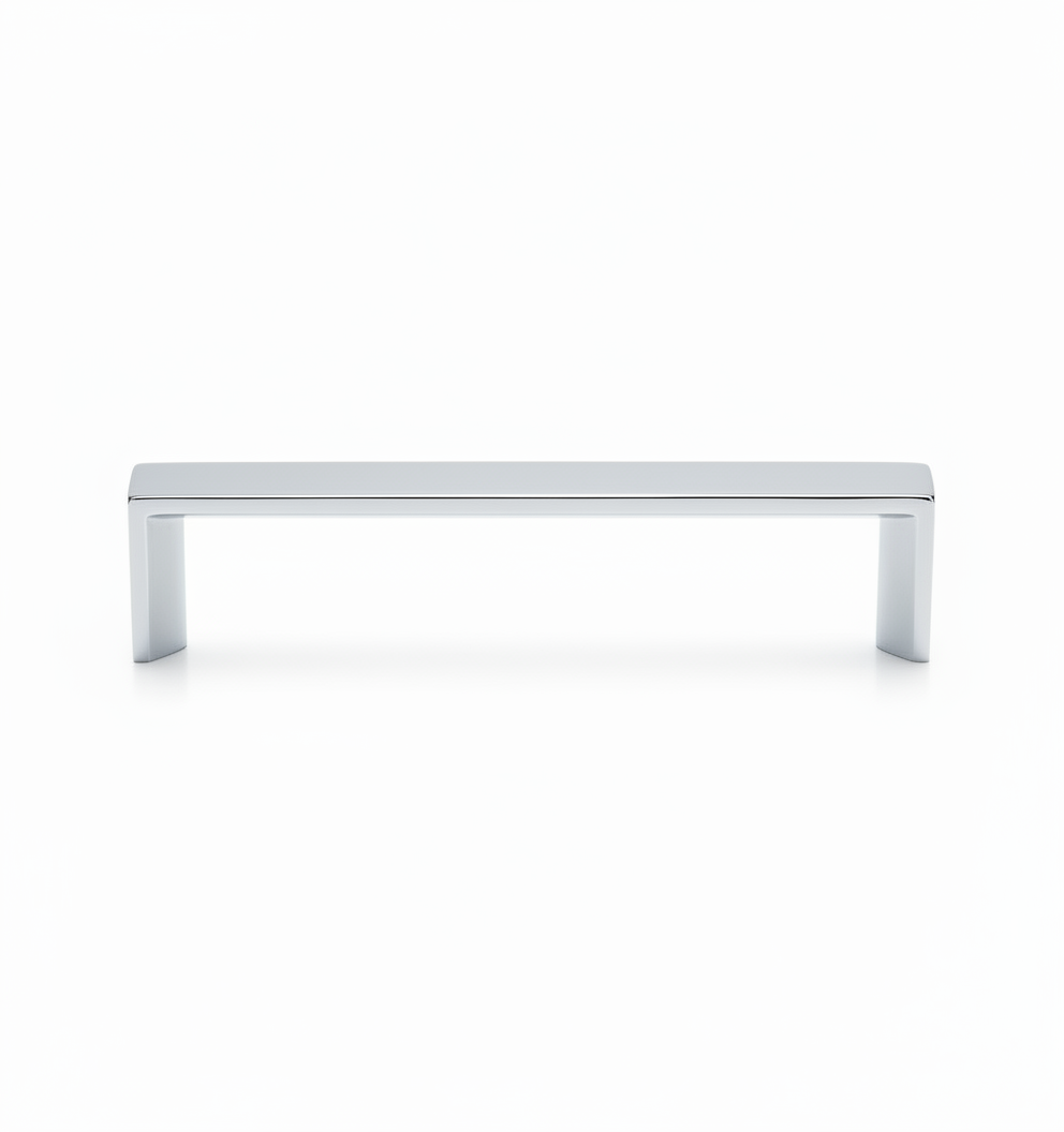 Silverline A2070 | Sleek Essentials Solid Cabinet Bar Pulls in Polished Chrome | Various Sizes
