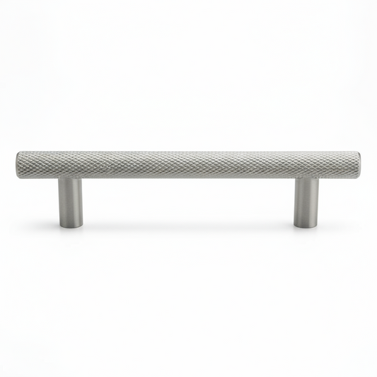Silverline A5001 | Centers 3-3/4 in. Knurled Textured Bar Pulls in Anodized Aluminum