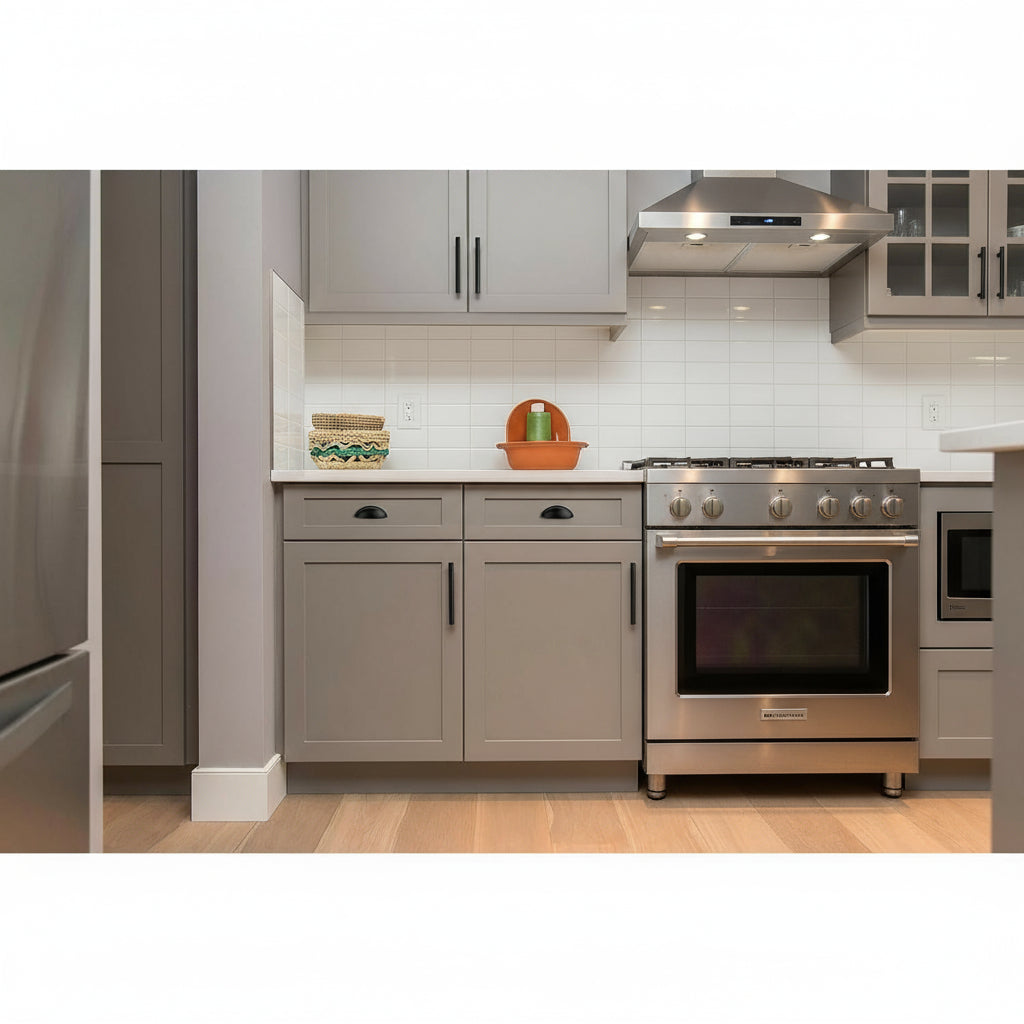 Silverline B2019 | Centers 3 in. Cup Pulls Half-Moon Shell-Shape Bin Pulls | Various Finishes