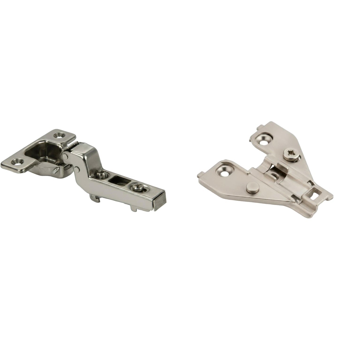 Silverline CHC35110I | 110° Opening Self-Close European Inset Hinge for Framed Cabinets (Set of 2)