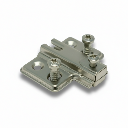 Silverline CHPSEU3540s | Frameless Hinge Mounting Plate for Slide-On Hinge CHS35110 (Set of 10)