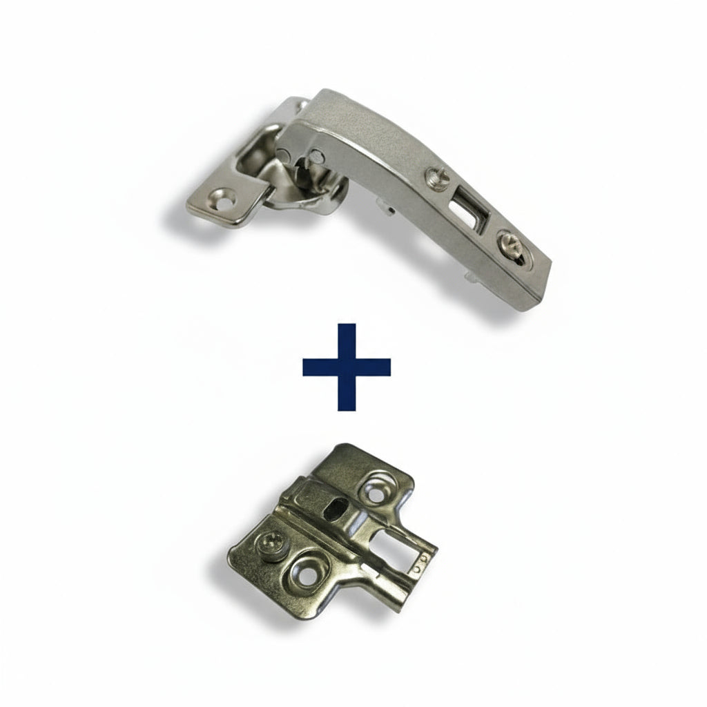 Silverline CNCH90 | 90° Opening Self-Close Clip-On Corner Concealed Hinge (Set of 2)