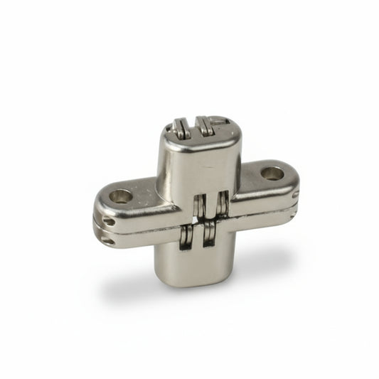 Silverline DH5008 | Hidden Invisible Cross Hinges 180° Folding Door (Set of 2)