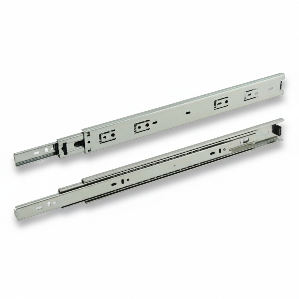 Silverline FBS43/45A/45 Series | Self-Close Full Extension Side Mount Ball Bearing Drawer Slide (10 Pairs)