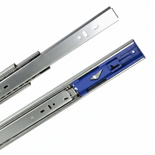 Soft-Close Full Extension Side Mount Ball Bearing Drawer Slide (10 Pairs)