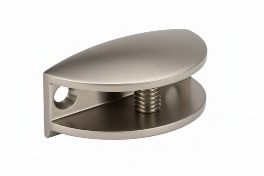 Silverline GH31 | Glass Clamp for 1/4" to 7/16" Thick Glass | Various Finishes