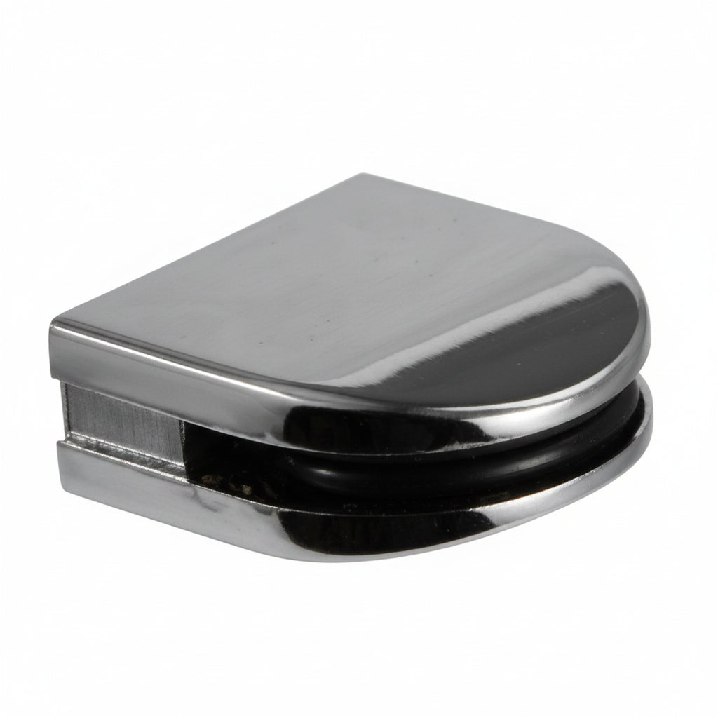 Silverline GH32F | Back-Flat Glass Clamp for Wood in Chrome