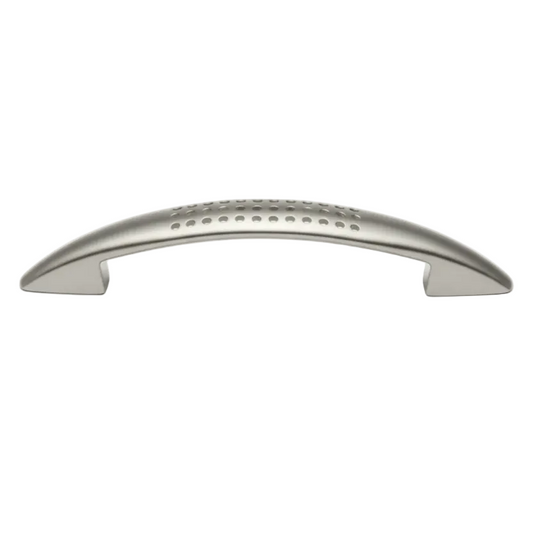 Silverline H2002 | Centers 3-3/4 in. Sleek Contemporary Arch Pull in Satin Chrome