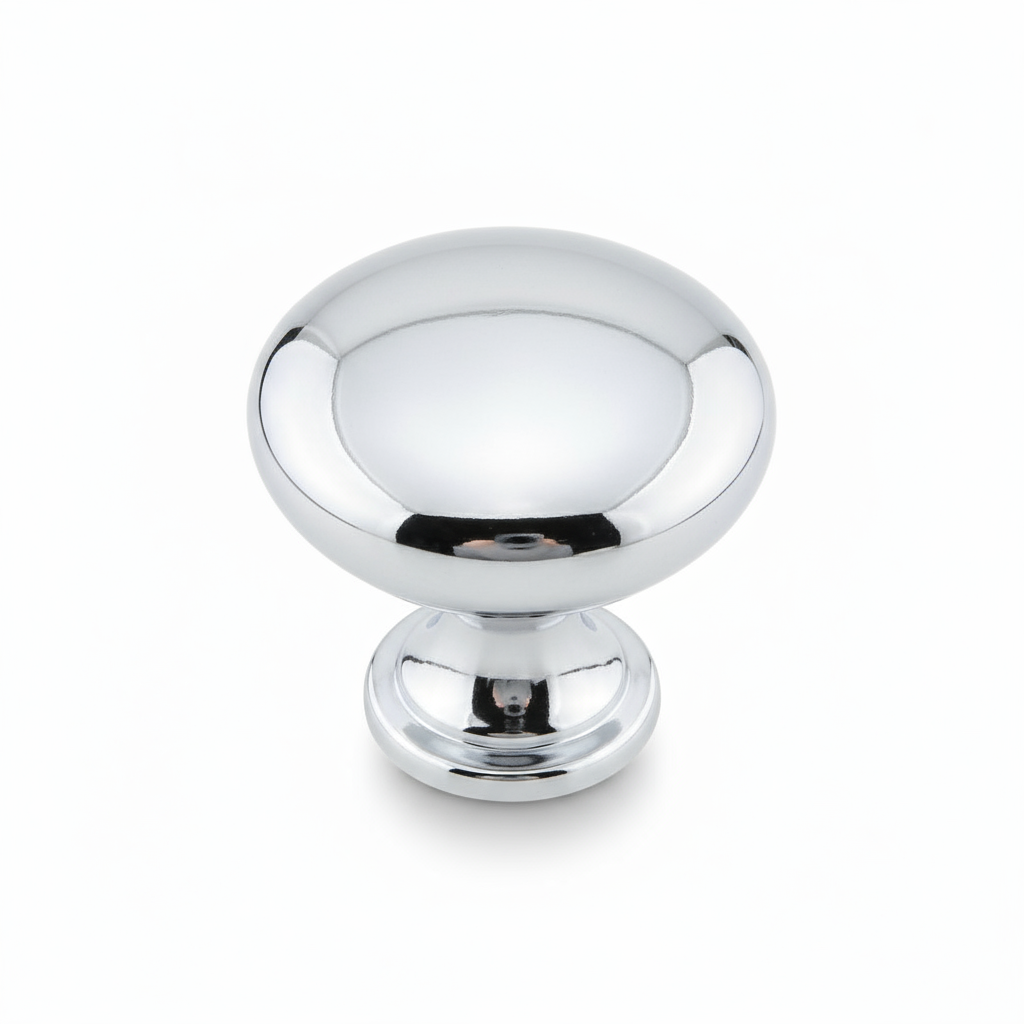 Silverline K2013 | Diameter 1-3/16" Traditional Solid Round Cabinet Knob | Various Finishes