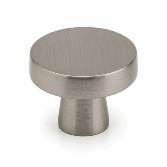 Silverline K2037 | Diameter 1-1/4 in. Contemporary Elegant Round Knob | Various Finishes