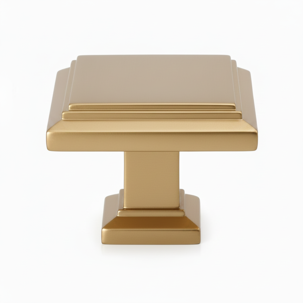 Silverline K2043 | 1-1/4 in. Contemporary Elegant Cabinet Knob | Honey Bronze