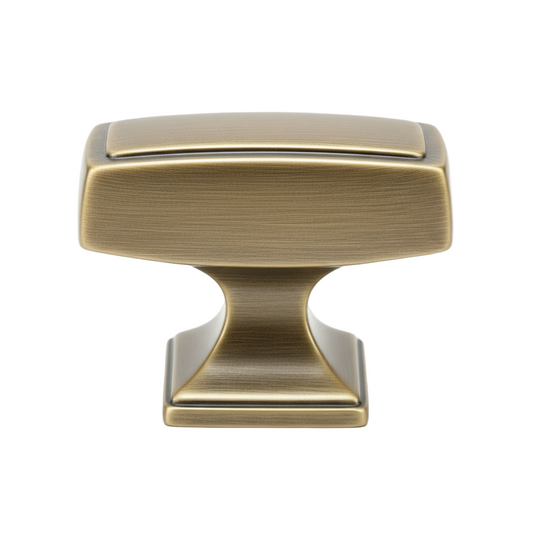 Silverline K2044 | 1-7/16 in. Long Contemporary Elegant Cabinet Knob in Champagne Bronze