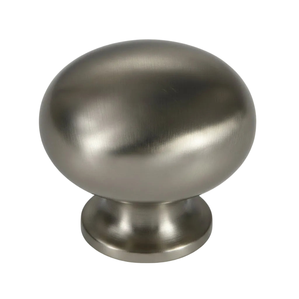 Silverline K2211 | Diameter 1 in. Contemporary Round Cabinet Knob in Satin Nickel