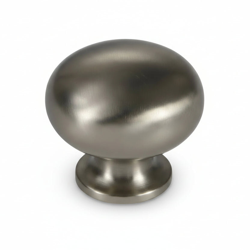 Silverline K2211 | Diameter 1 in. Contemporary Round Cabinet Knob in Satin Nickel