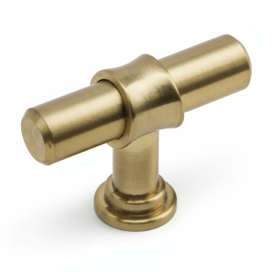 Silverline K5201 | 1-13/16 in. Long Contemporary Elegant Cabinet Knob in Honey Bronze