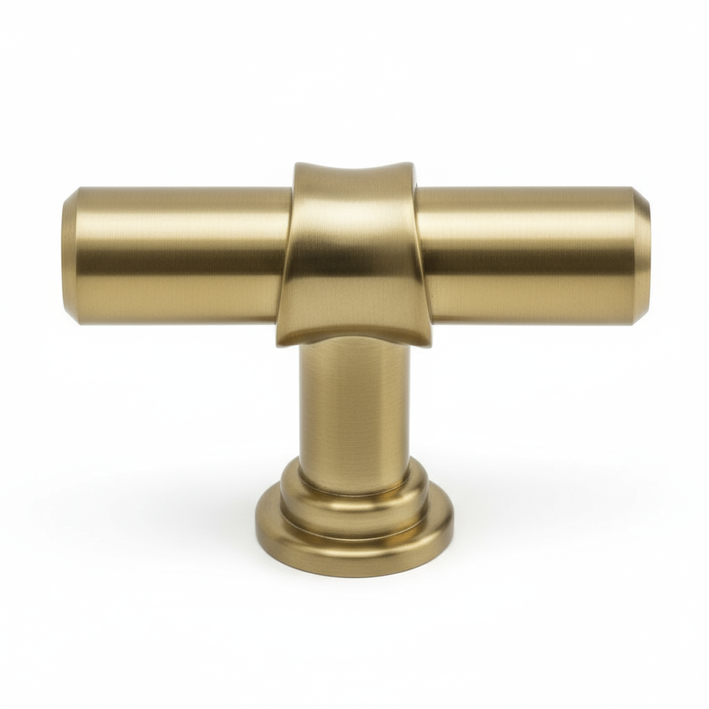Silverline K5201 | 1-13/16 in. Long Contemporary Elegant Cabinet Knob in Honey Bronze