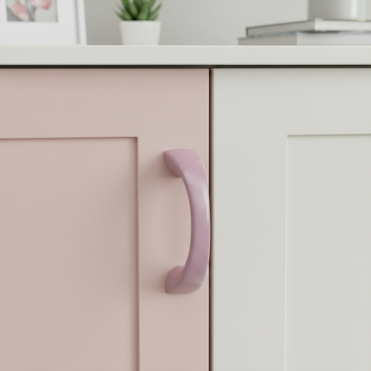 Silverline P0001 | Centers 1-7/8 in. Cute Arch/Bow Pull in Pink