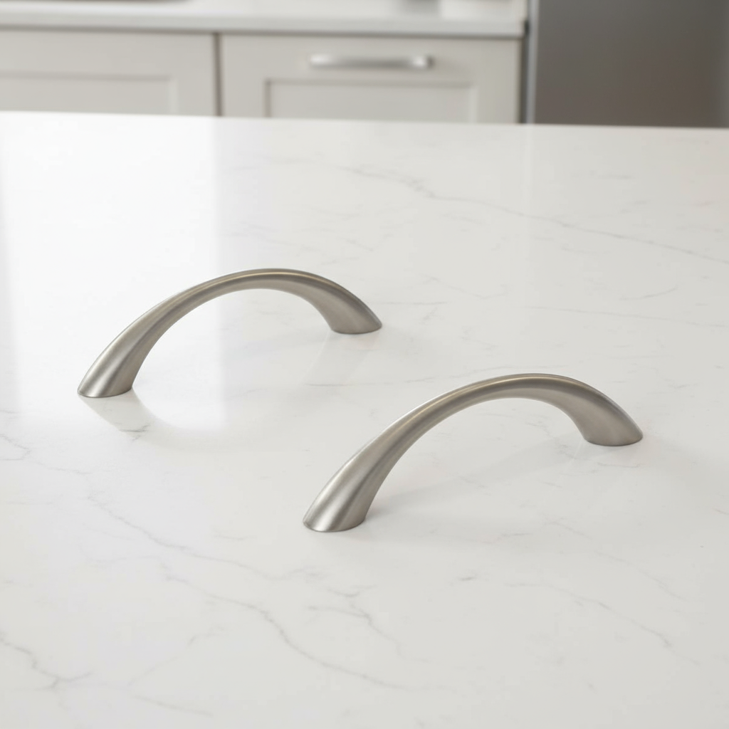 Silverline P2009/ P2021/ P2022 | Contemporary Streamlined Arch Pull C-Pull | Various Sizes & Finishes