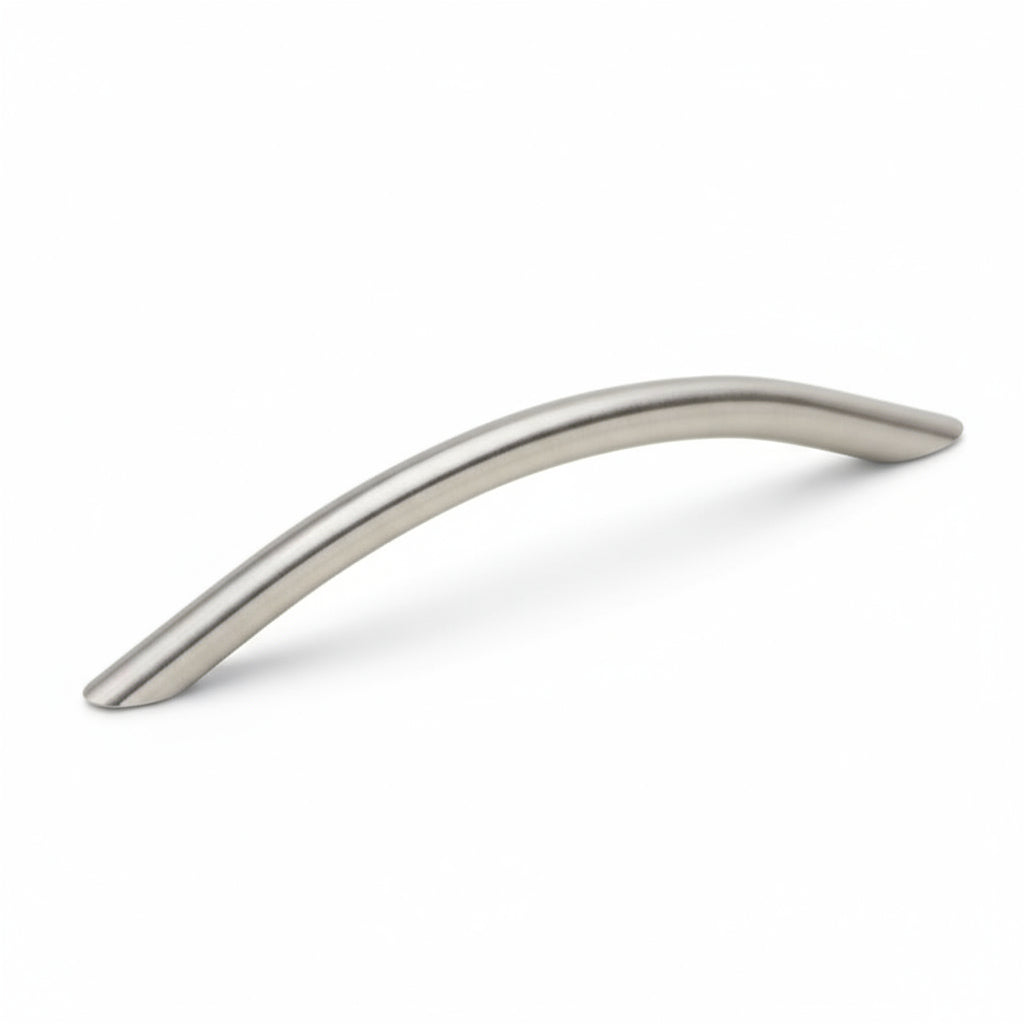 Silverline P2010 | Contemporary Streamlined Arch Pull C-Pull in Satin Nickel | Various Sizes