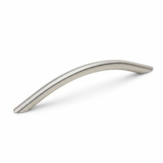 Silverline P2010 | Contemporary Streamlined Arch Pull C-Pull in Satin Nickel | Various Sizes