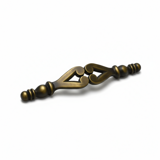 Silverline P2015 | Centers 3 in. Retro Traditional Botanical Arch Pull in Antique English