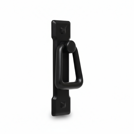Silverline P2049 | Centers 2-1/2 in. Mission Bail Pull Knocker Style in Matte Black