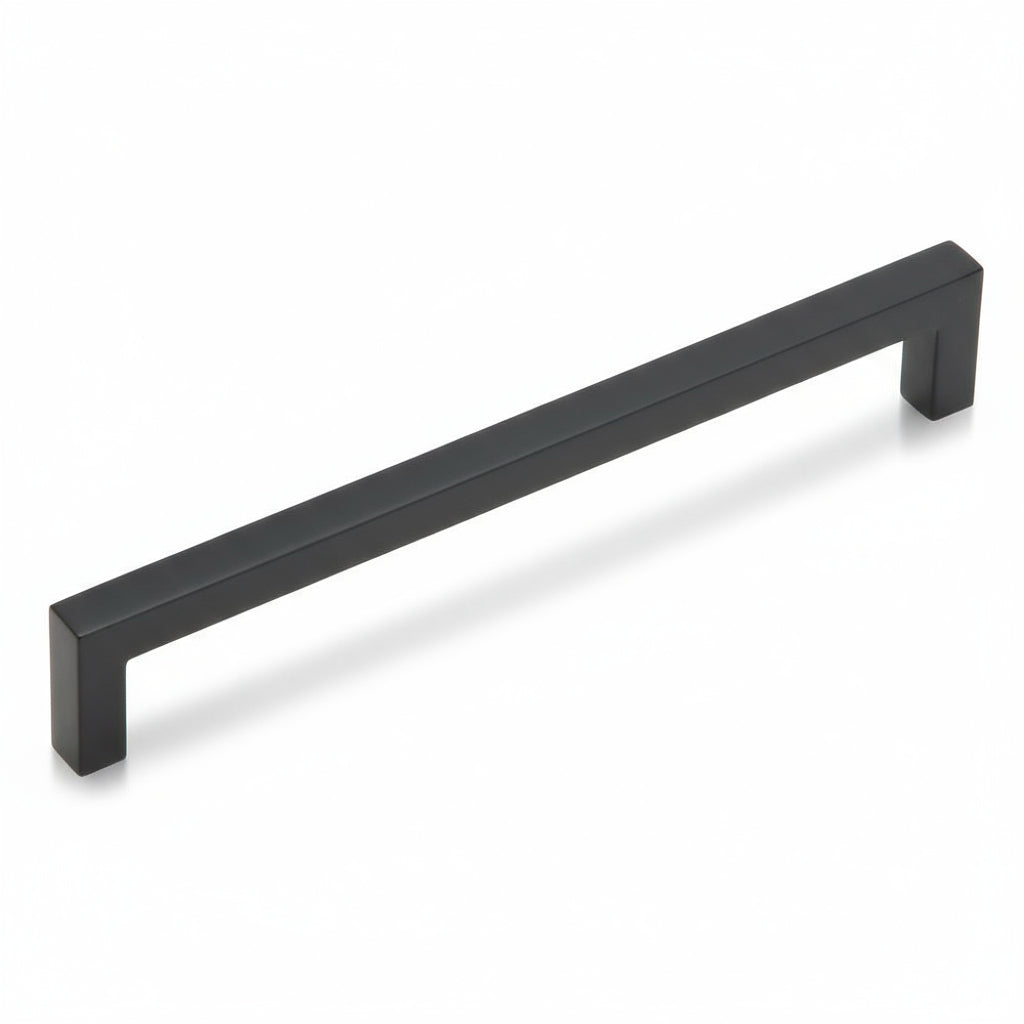 Silverline P2060 | 3/8 in. x 3/8 in. Solid Modern Square Bar Pulls | Various Sizes & Finishes