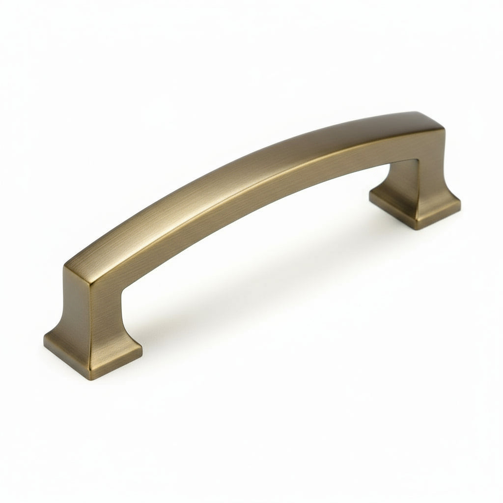Silverline P2076 | Centers 5-1/16 in. Cabinet Arch Pulls Furniture Pulls in Champagne Bronze