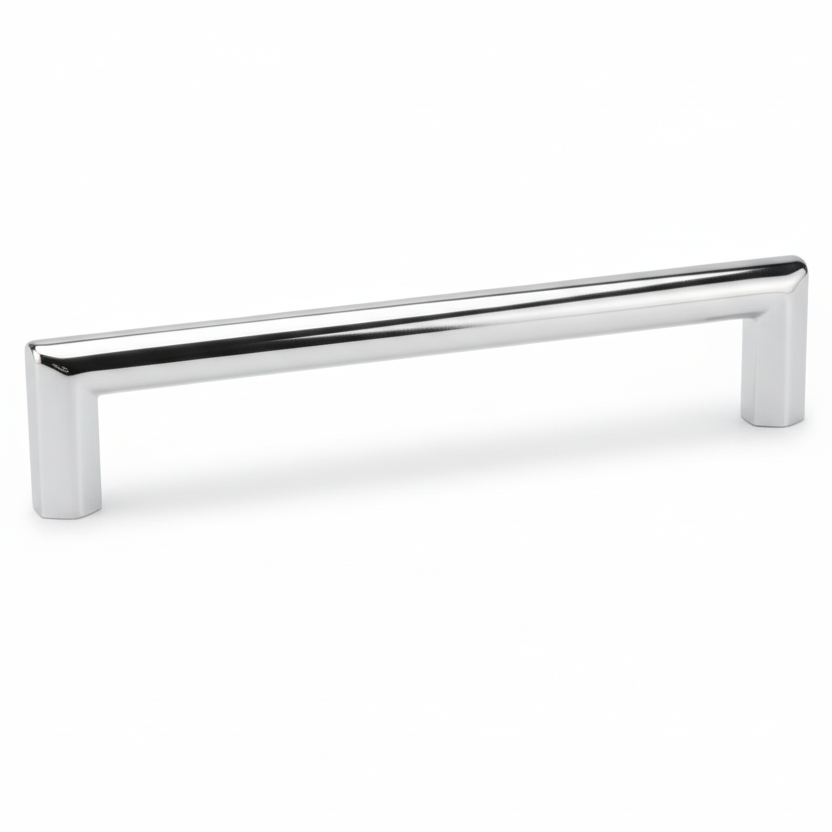 Silverline P2078 | Centers 5-1/16 in. Sleek Essentials Cabinet Bar Pulls in Polished Chrome