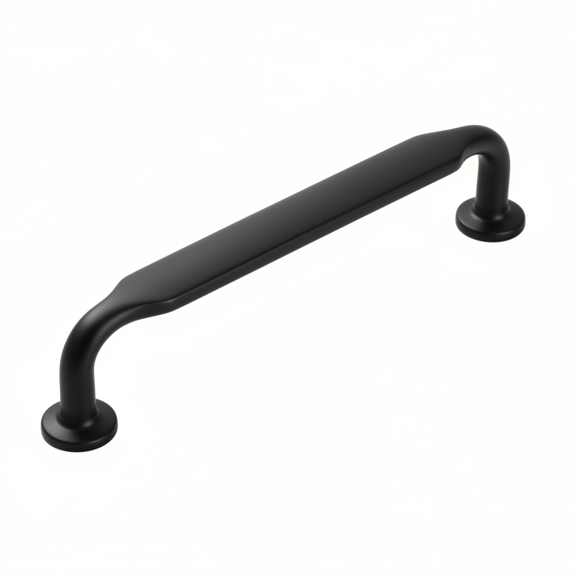 Silverline P2098 | Centers 5-1/16 in. Cabinet Arch Pulls Furniture Pulls | Champagne Bronze/ Matte Black