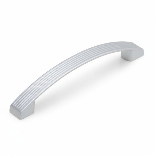 Silverline P2531 | Centers 5-1/16 in. Cabinet Arch Pulls Furniture Pulls in Matte Silver