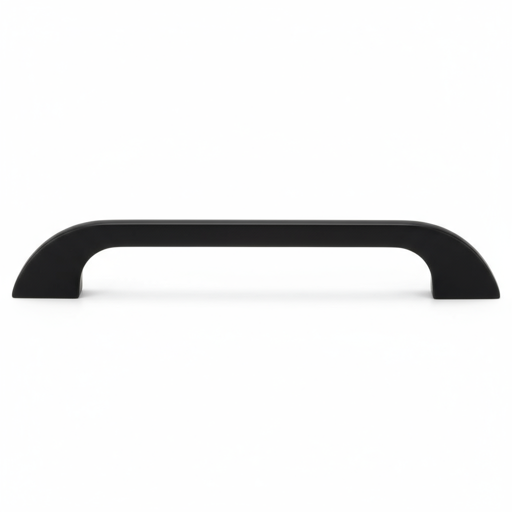 Silverline P2591 | Centers 6 in. Cabinet Arch Pulls Bar Pulls in Matte Black