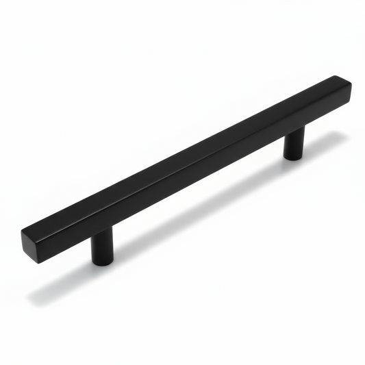 Silverline P6018 | Centers 3-3/4 in. Contemporary Sleek Stainless Steel Square Bar Pulls | Various Finishes