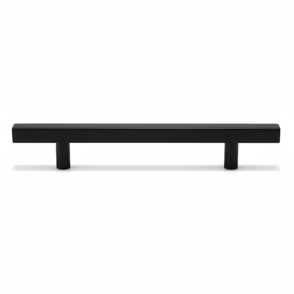 Silverline P6018 | Centers 3-3/4 in. Contemporary Sleek Stainless Steel Square Bar Pulls | Various Finishes