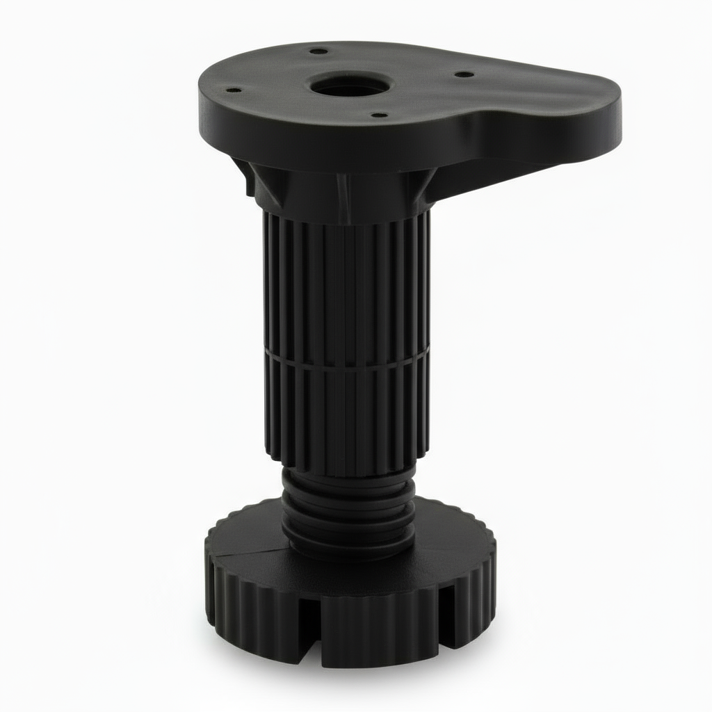 Silverline PKL003 | Diameter 1-5/16 in. Adjustable Plastic Furniture Leg Extensions (Set of 4)