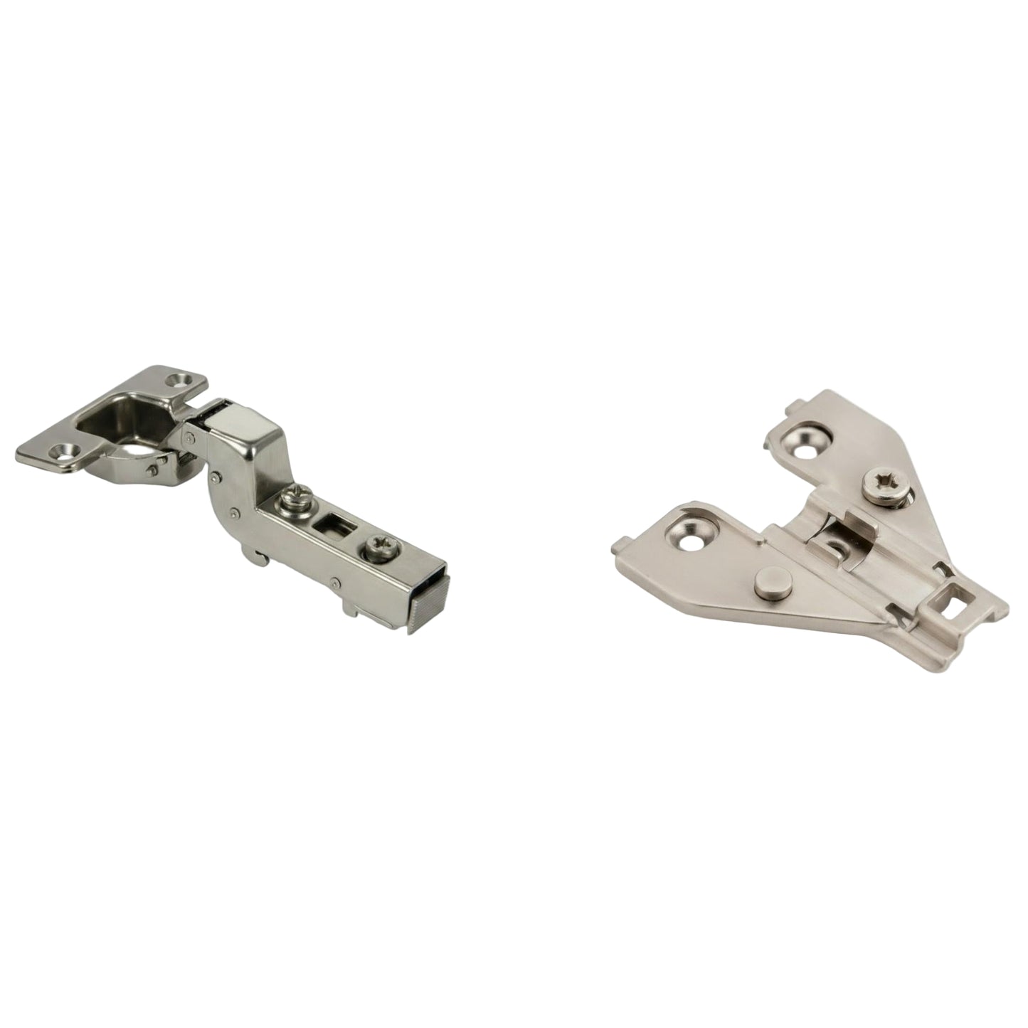 Silverline SCHC35110I | 110° Opening Soft-Close European Inset Hinge for Framed Cabinets (Set of 2)