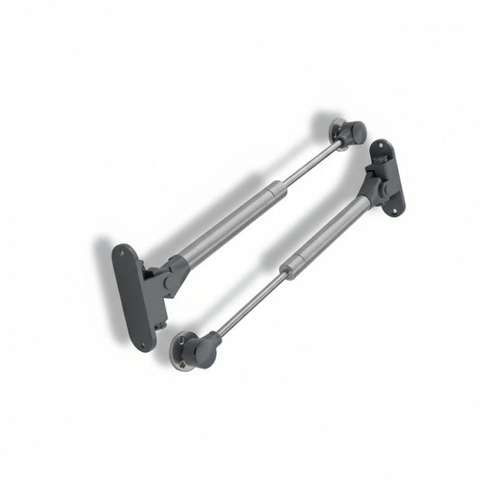 Silverline SGS | Soft-Close + Open Hydraulic Gas Spring for Cabinet Door Lift-Up (Set of 2)