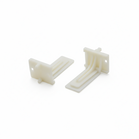 Silverline Plastic Rear-Mounting Brackets for Undermount Slides