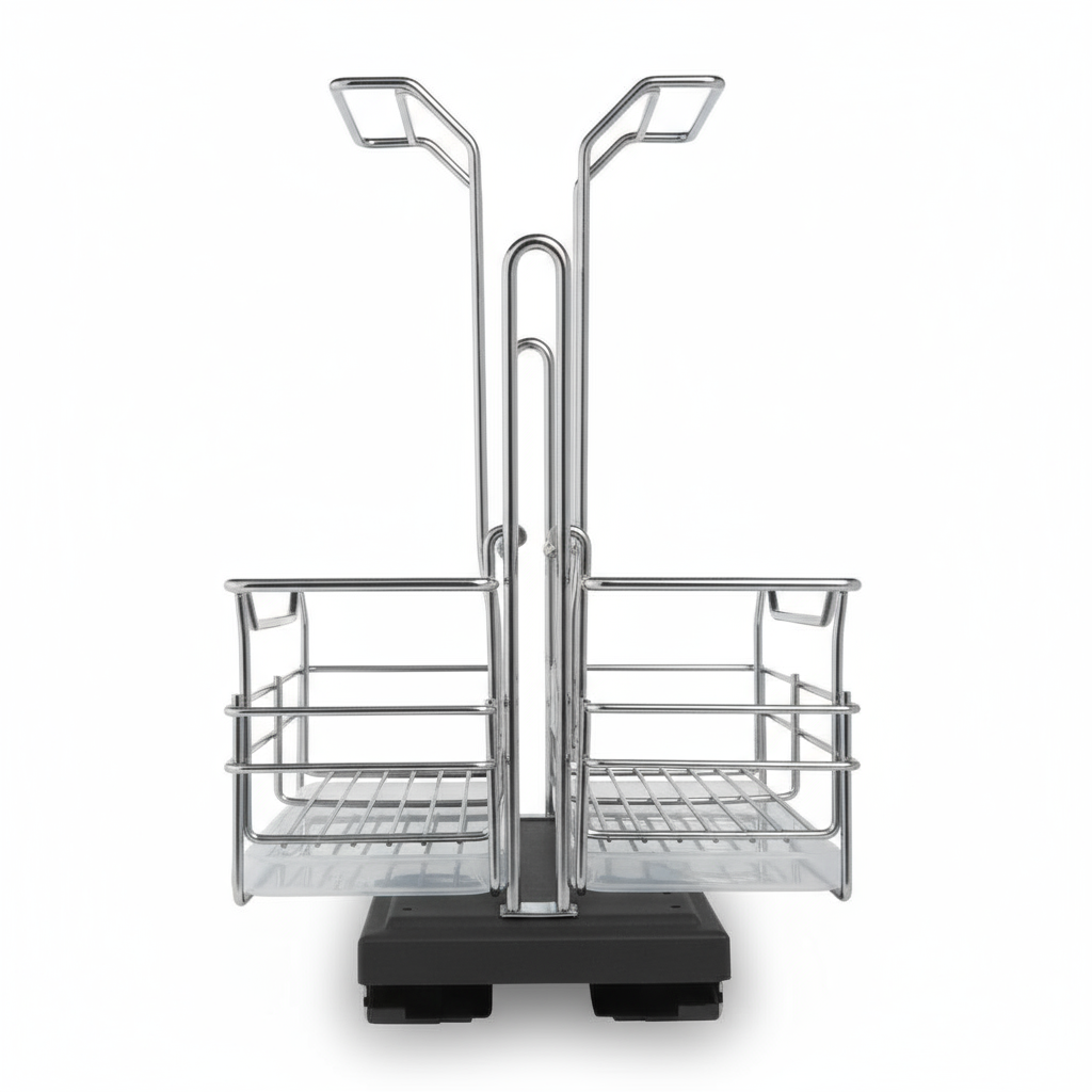 Silverline TBS14350 | Soft Close Double Baskets Blind Corner Under-Sink Corner Optimizer