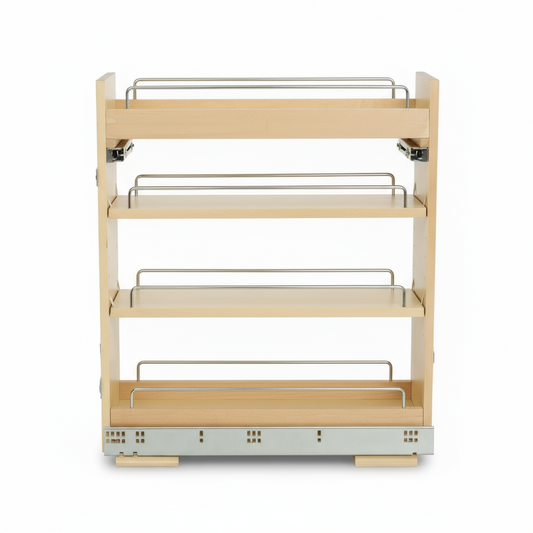 Silverline WS3912 | Soft Close Four-Tier Spice Rack for 12 in. Cabinets