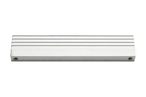 Silverline H1185 Bar Handle CC: 3-3/4" Proj: 7/8" Cabinet Hardware - amerfithardware