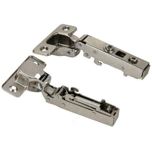 110 Inset Concealed Clip On Hinge Soft Closing with Base Plate for Frameless - amerfithardware