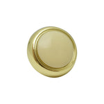 Load image into Gallery viewer, Silverline K2015 Button Creme Knob Diameter: 1-3/16&quot; Cabinet Hardware - amerfithardware
