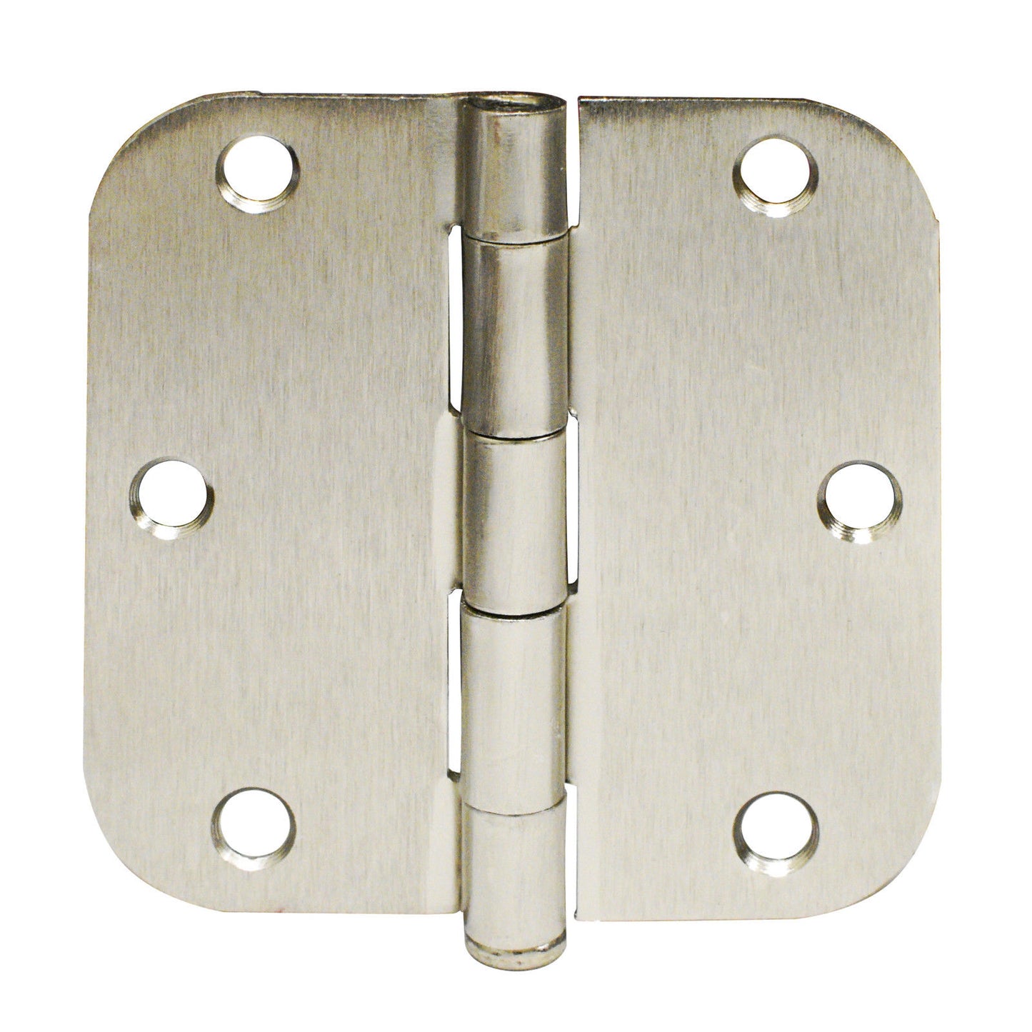 3.5 inch x 3.5 inch Door Hinges Plain Bearing 5/8 inch Radius Corners Mortise - amerfithardware